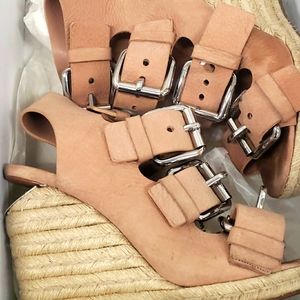 Alexander Wang Blush Wedge Heel Pumps Size 6